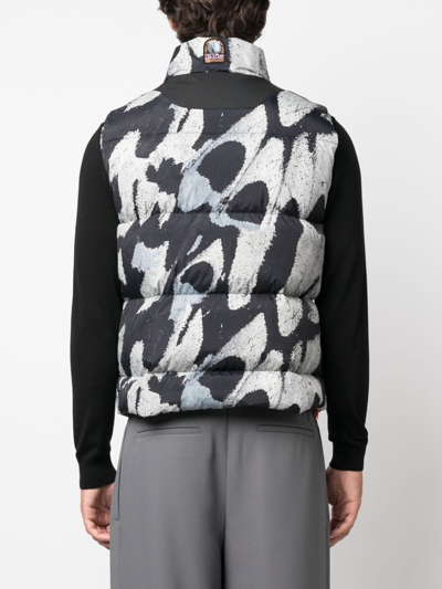 Parajumpers Graphic-print Padded Gilet In Neutrals