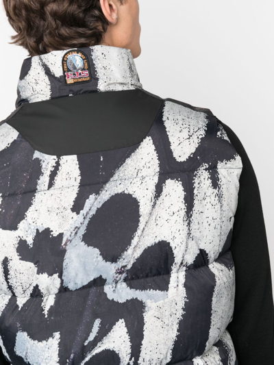 Parajumpers Graphic-print Padded Gilet In Neutrals