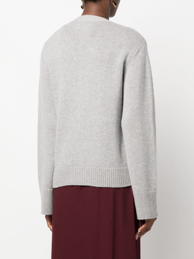 Lisa Yang V-neck Cashmere Cardigan In Grey