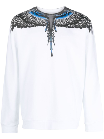Shop Marcelo Burlon County Of Milan Cotton Sweatshirt With Print