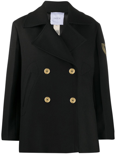 Shop Patou Double-breasted Coat
