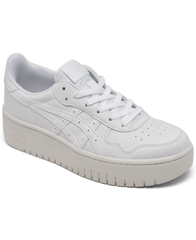 Shop Asics Women's S Platform Casual Sneakers From Finish Line In White