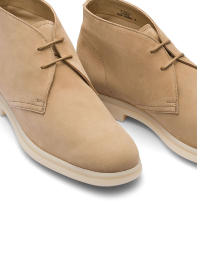 Shop Church's Lace-up Suede Boots In Nude