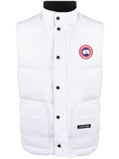 Shop Canada Goose Freestyle Padded Vest In Weiss