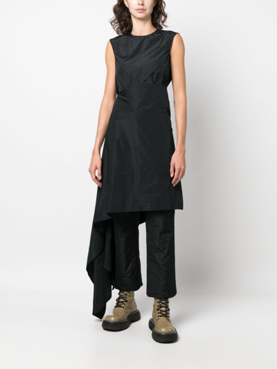 Sofie D'hoore Padded Straight-leg Trousers In Black