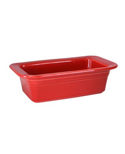 Shop Fiesta Loaf Baker 5 3/4" X 10 3/4" In Scarlet