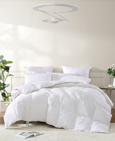 Shop Royal Luxe All Season Warmth White Goose Feather And Down Fiber Comforter, King, Created For Macy's