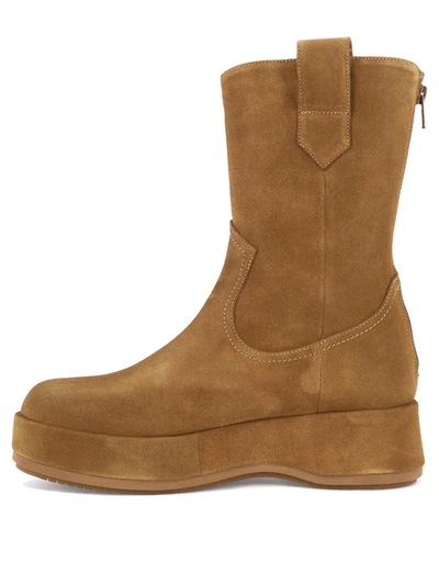 Shop Paloma Barceló "ander" Ankle Boots In Beige