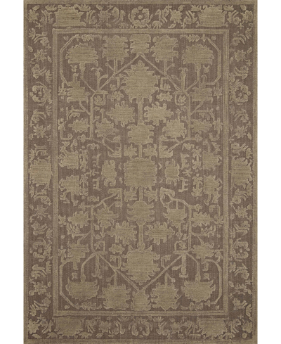 Shop Magnolia Home By Joanna Gaines X Loloi Gloria Glo-01 8'6" X 12' Area Rug In Brown