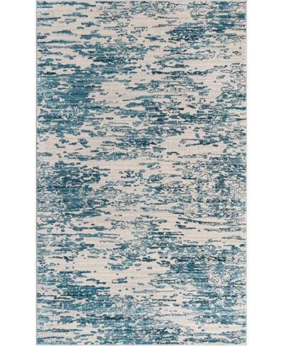 Shop Bayshore Home Refuge Water 5' X 8' Area Rug In Blue