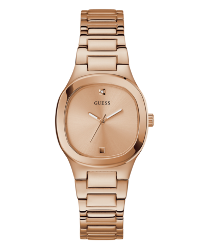 Shop Guess Women's Analog Rose Gold-tone Stainless Steel Watch 32mm