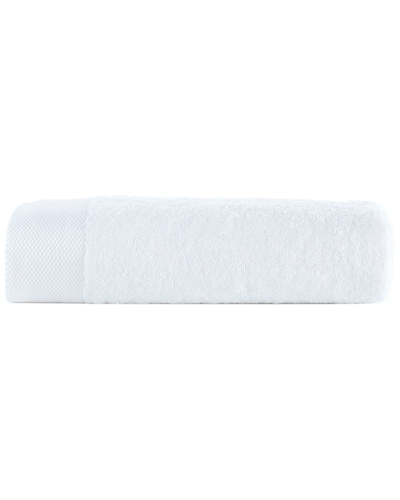 Brooks Brothers Solid Signature Bath Towel In White