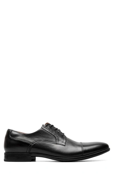 Shop Florsheim Pregamo Cap Toe Derby In Black