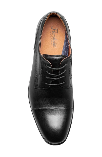 Shop Florsheim Pregamo Cap Toe Derby In Black