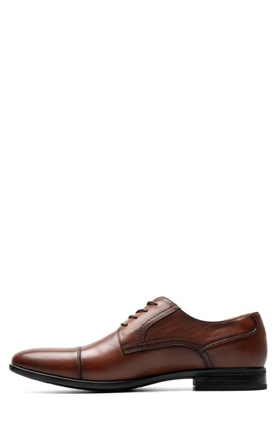 Shop Florsheim Pregamo Cap Toe Derby In Cognac