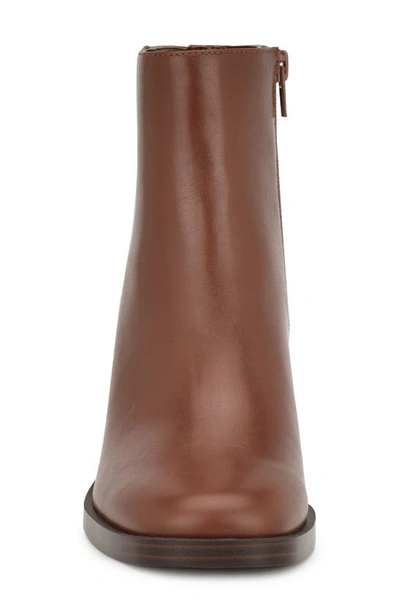 Nine West Amatto Bootie In Medium Brown