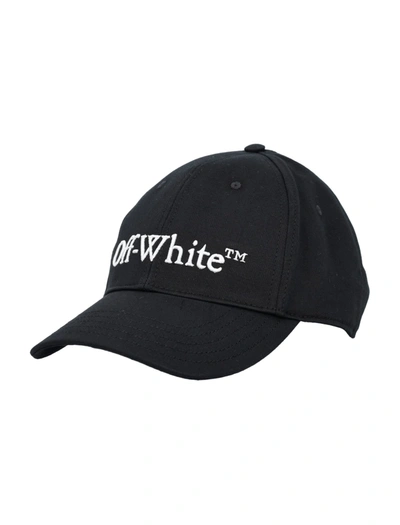 Shop Off-white Bookish Baseball Cap In Black/white