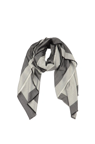 Shop Givenchy Fringed Edge Scarf In Black