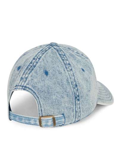 Lauren Moshi Reina Denim Flag Patch In Washed Denim
