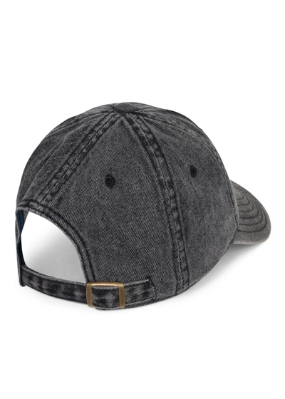 Lauren Moshi Reina Silver Smiley Patch In Washed Black