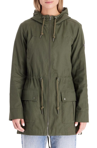 Shop Modern Eternity Convertible Military 3-in-1 Maternity/nursing Jacket In Khaki Green