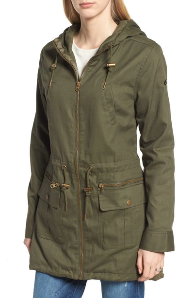 Shop Modern Eternity Convertible Military 3-in-1 Maternity/nursing Jacket In Khaki Green