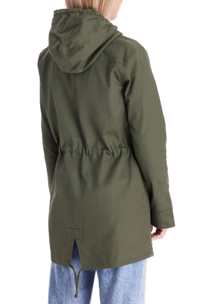 Shop Modern Eternity Convertible Military 3-in-1 Maternity/nursing Jacket In Khaki Green