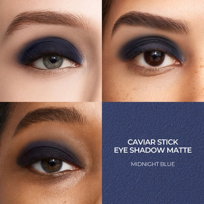 Shop Laura Mercier Caviar Stick Matte Eye Shadow In Midnight Blue