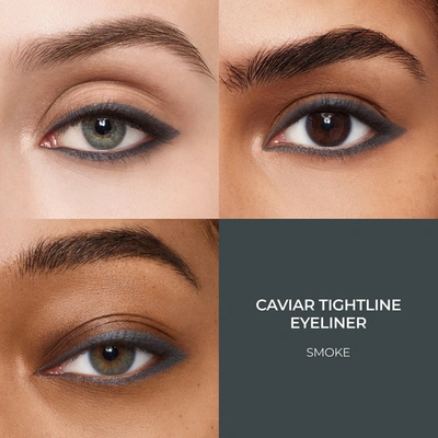 Shop Laura Mercier Caviar Tightline Eyeliner In Smoke