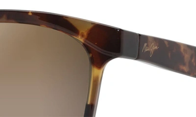 Maui Jim Liquid Sunshine Gradient Polarizedplus2® Round Sunglasses In Tokyo Tortoise