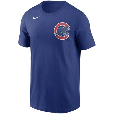 Shop Nike Royal Chicago Cubs Team Wordmark T-shirt