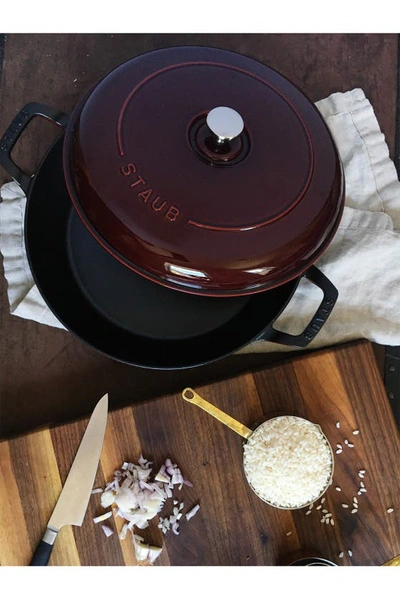 Staub 3.5-quart Braiser In Grenadine
