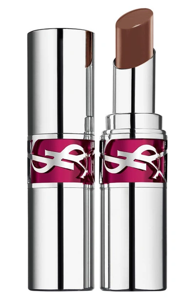 Shop Saint Laurent Candy Glaze Lip Gloss Stick In 14 Scenic Brown