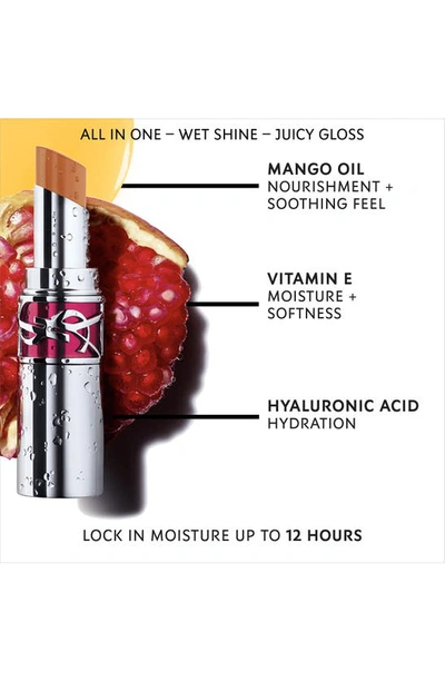 Saint Laurent Candy Glaze Lip Gloss Stick In 14 Scenic Brown