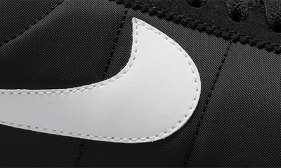 Shop Nike Cortez Txt Sneaker In Black/ White