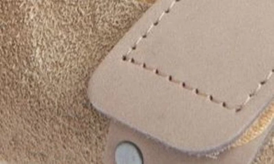 Birkenstock Uji Touch-strap Suede Sandals In Taupe