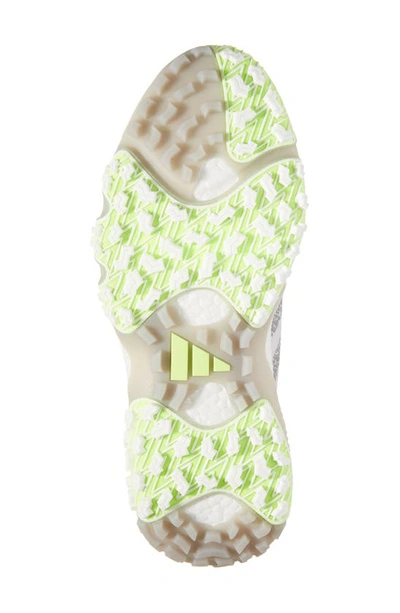 Shop Adidas Originals Codechaos 22 Waterproof Spikeless Golf Shoe In White/ Grey/ Lemon
