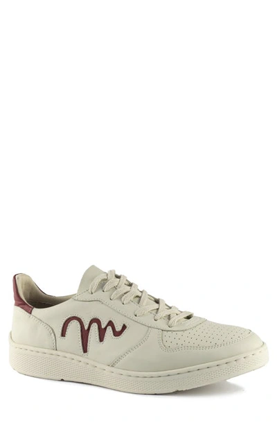 Shop Sandro Moscoloni Marlin Sneaker In White Red
