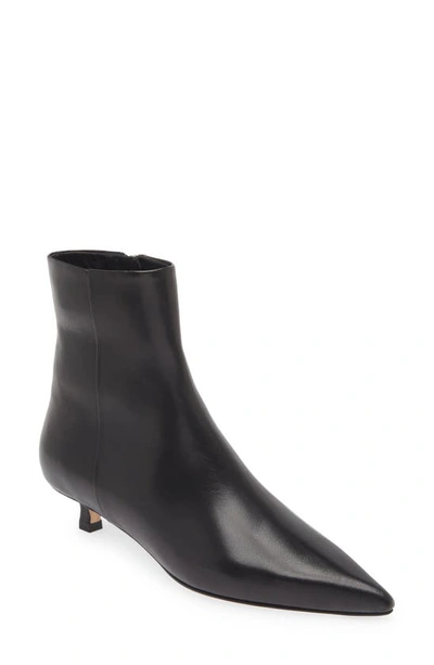 Shop Aeyde Sofie Pointed Toe Bootie In Black