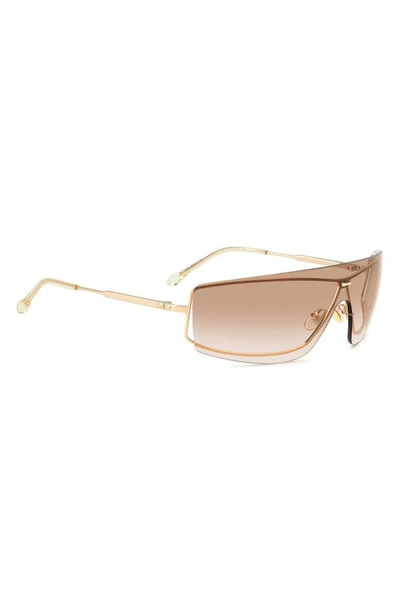 Shop Isabel Marant 99mm Gradient Oversize Shield Sunglasses In Gold Yellow/ Brown Gradient