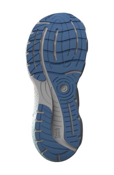 Shop Brooks Glycerin Gts 20 Running Shoe In Blue Glass/marina/legion Blue
