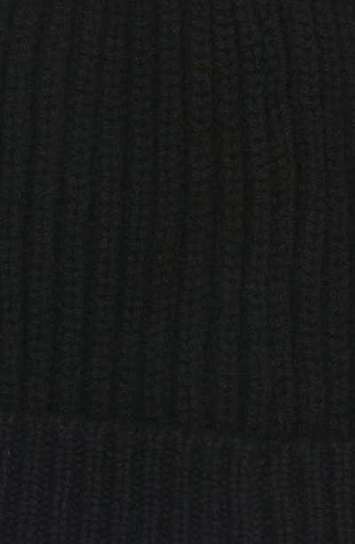 Dolce & Gabbana Dolce&gabbana Rib Wool & Cashmere Beanie In Black
