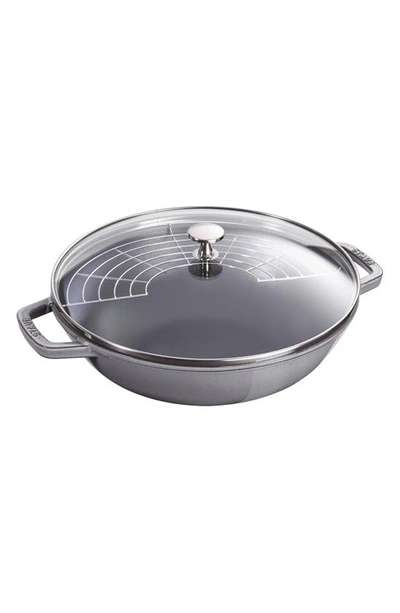 Shop Staub 4.5-quart Enameled Cast Iron Perfect Pan In Graphite