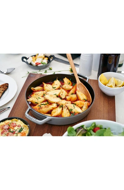 Staub 4.5-quart Enameled Cast Iron Perfect Pan In Graphite