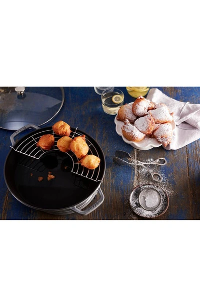Staub 4.5-quart Enameled Cast Iron Perfect Pan In Graphite