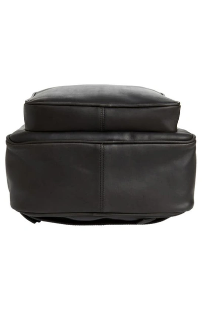 Johnston & Murphy Rhodes Leather Backpack In Black