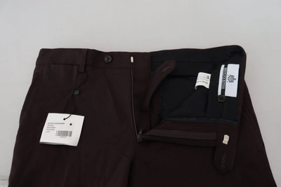Shop Bencivenga Brown Cotton Tapered Formal Men Men's Pants