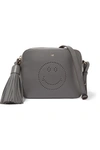 ANYA HINDMARCH Smiley perforated leather shoulder bag