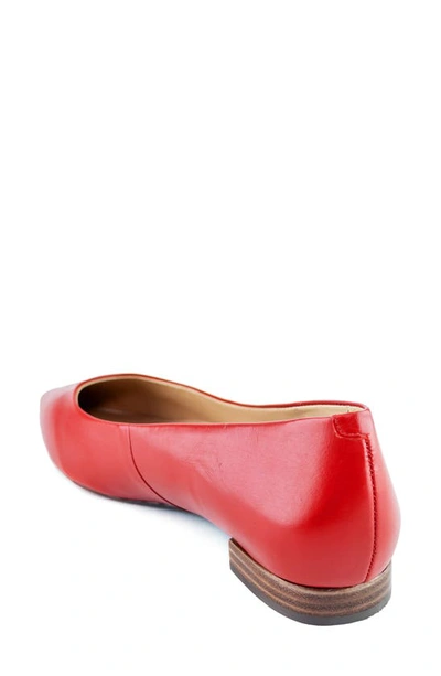 Shop Marc Joseph New York Bianca Pointed Toe Pump In Red Napa Soft