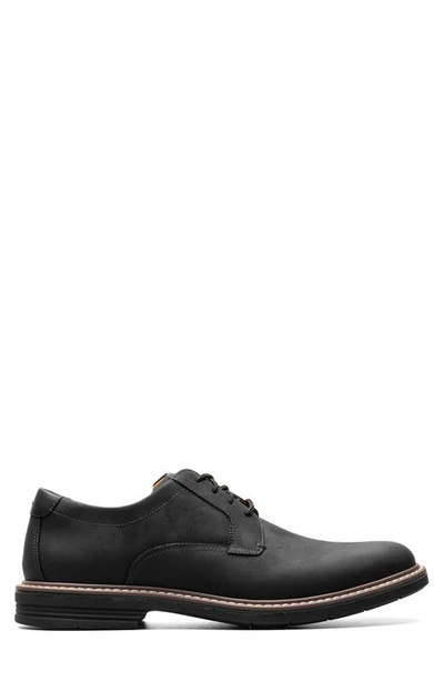 Florsheim Norfolk Plain Toe Derby In Black Ch